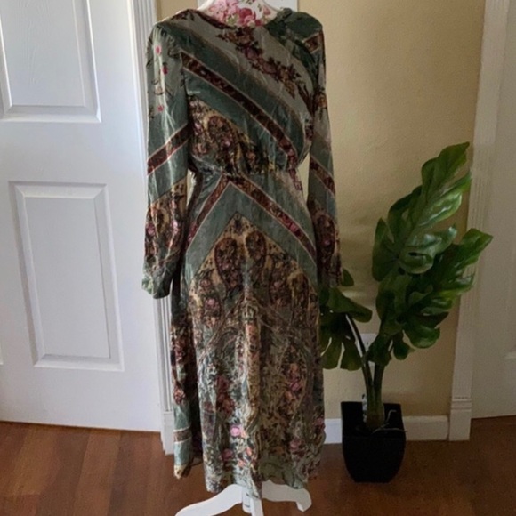 Zara Dresses & Skirts - ZARA | velour midi dress